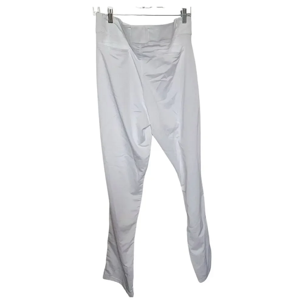 Nike Mens Team Vapor Pro Pant Piped White Size Large Baseball Sports - Picture 9 of 9